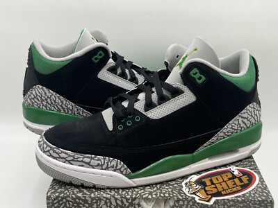 New Air Jordan 3 Pine Green 2021 Size 10.5 Rare Retro Authentic