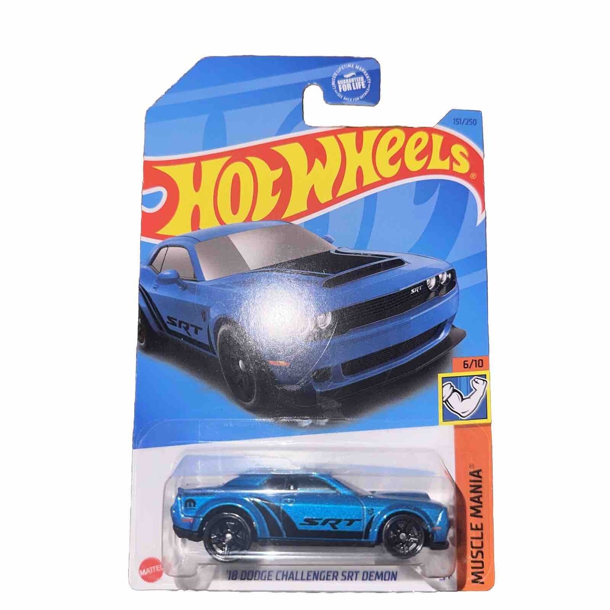 2023 Hot Wheels #151 Muscle Mania 6/10 '18 DODGE CHALLENGER SRT
