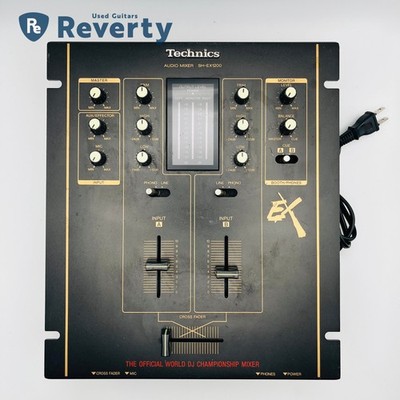 Technics SH-EX1200 Black DJ Audio Mixer Made in Japan w/Power