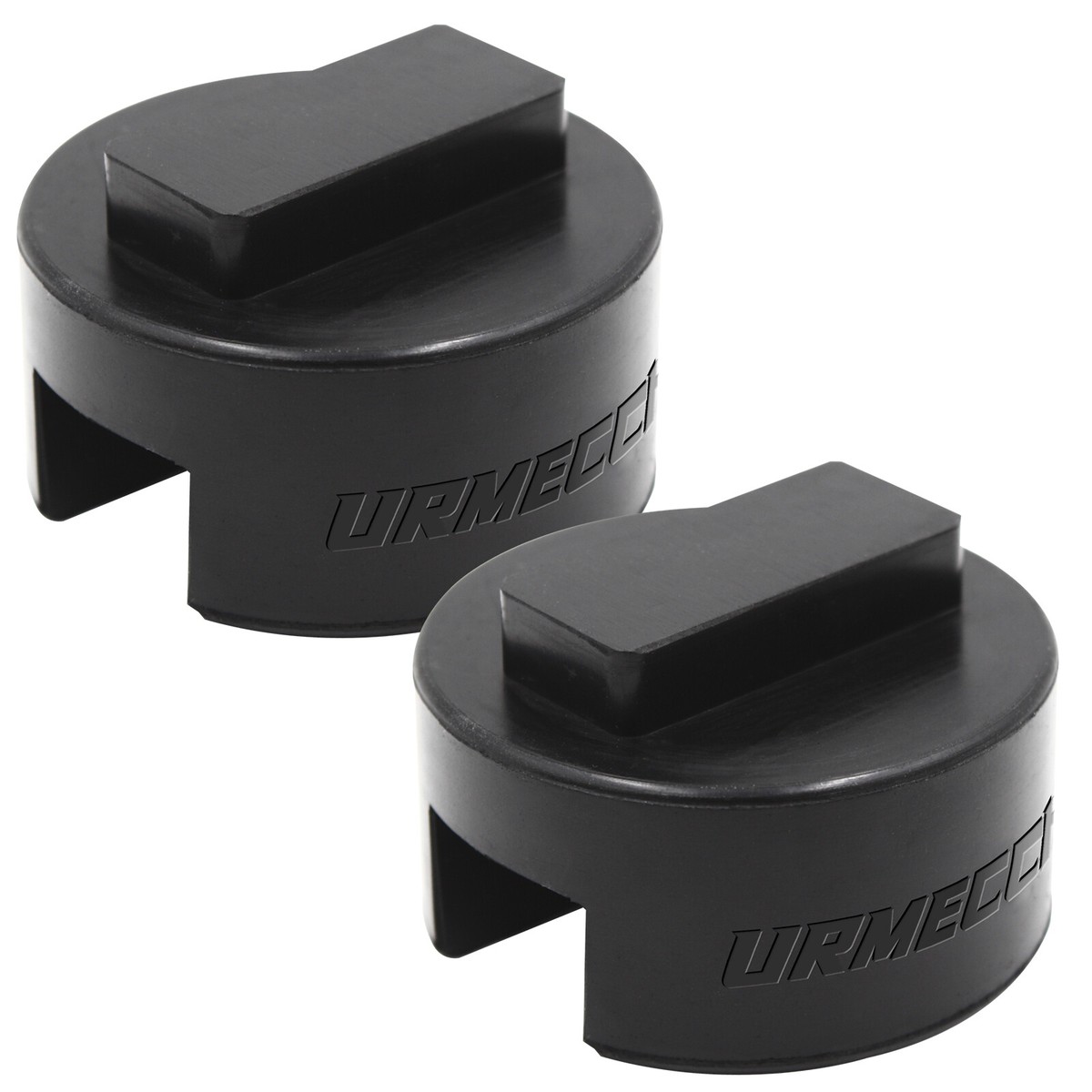 2x Rubber Axle Jack Stand Adapter Pucks Jack Pad Fits For Toyota