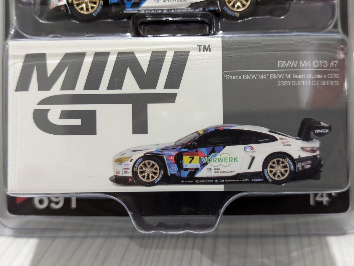 MINI GT BMW M4 GT3 #7 JAPAN EXCLUSIVE 2023 #691 1/64 SUPER GT