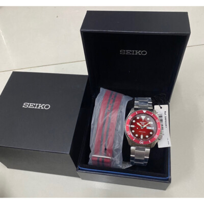 SEIKO 5 SPORTS MECHANICAL SRPK63K1 RED DIAL 500PCS Limited Edition