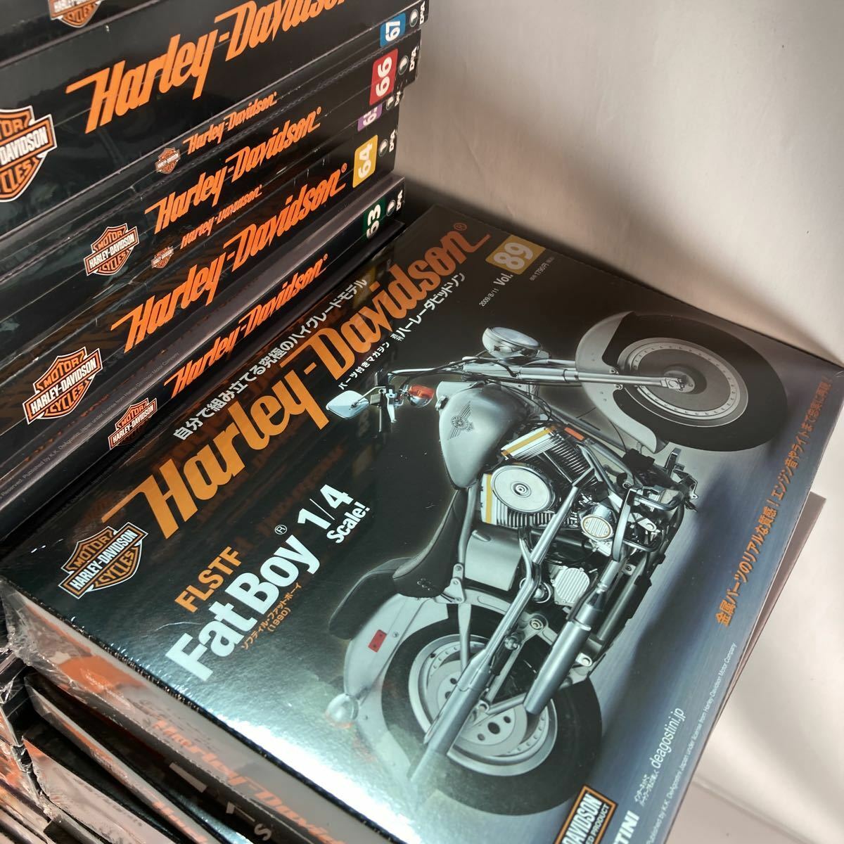 DEAGOSTINI 1/4 Fat Boy Harley-Davidson 1-89 Full Kit japan | eBay