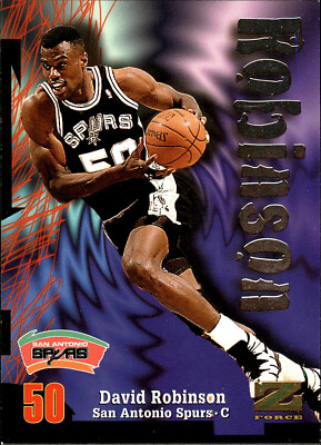 1997-98 Z-Force #50 David Robinson San Antonio Spurs HOF