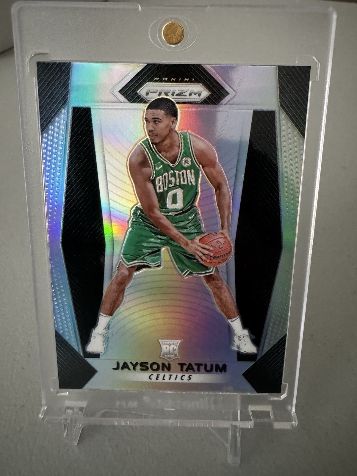 ジェイソン・テイタム 2017 シルバープリズム ルーキーカード PSA9