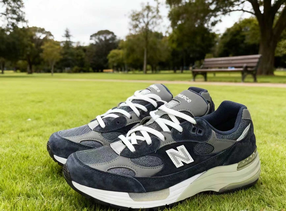 Size 9 - New Balance 992 Made in USA Navy Grey for sale online | eBay