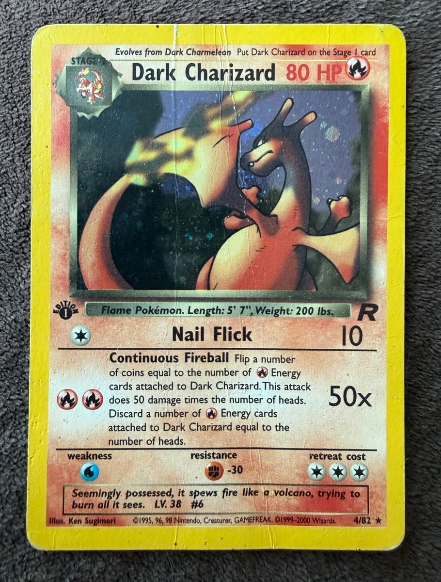 Darkness Charizard Pokémon TCG Individual Collectible Card Game