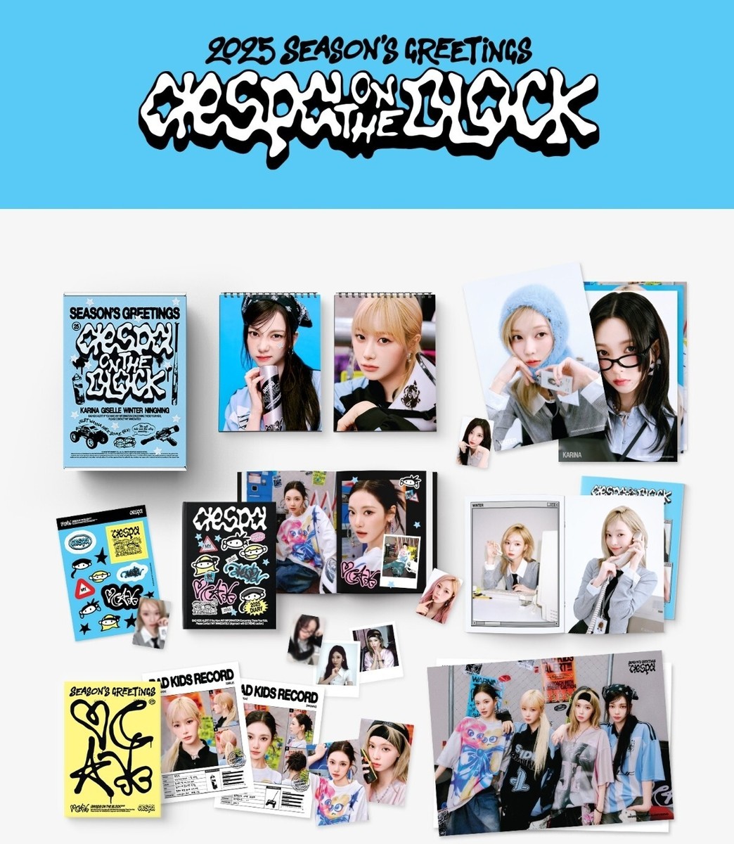 AESPA Official 2025 Season's Greetings official aespa on the dock