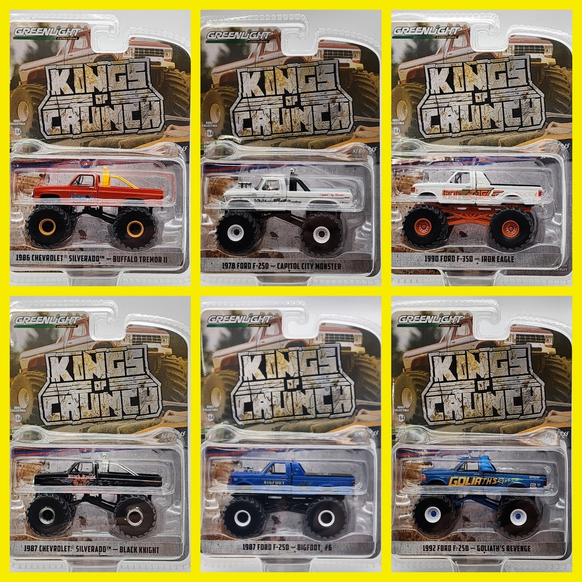GREENLIGHT KINGS OF CRUNCH 2024 SERIES 15 COMPLETE SET OF 6