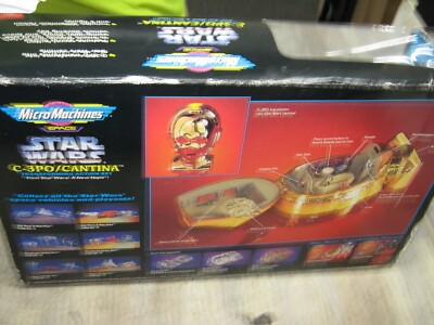 STAR WARS Micro Machines C3PO/ Cantina Playset Galoob 1996 New in
