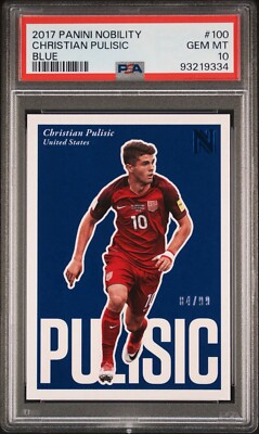 2017 Panini Nobility - Short Prints Christian Pulisic #100 Blue