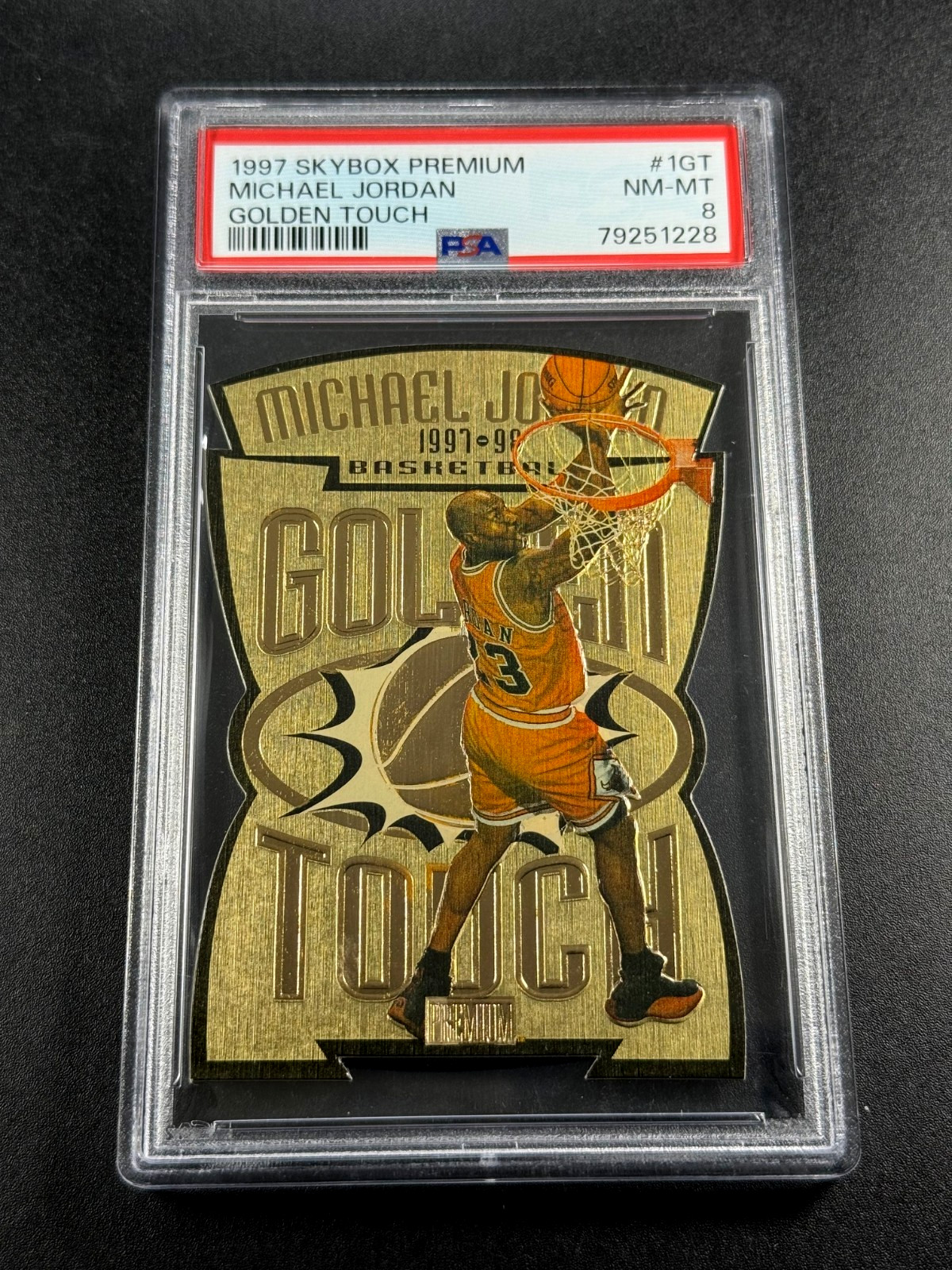 Michael Jordan 1997 Skybox Premium #1GT Golden Touch Price Guide
