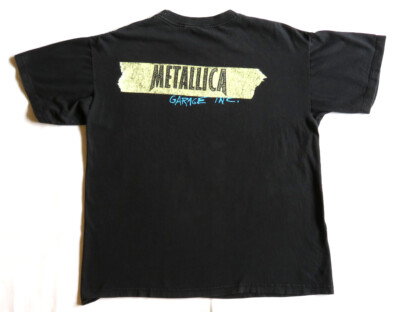 Metallica Vintage T Shirt 1998 Garage Inc. Tour 90's Rock Band