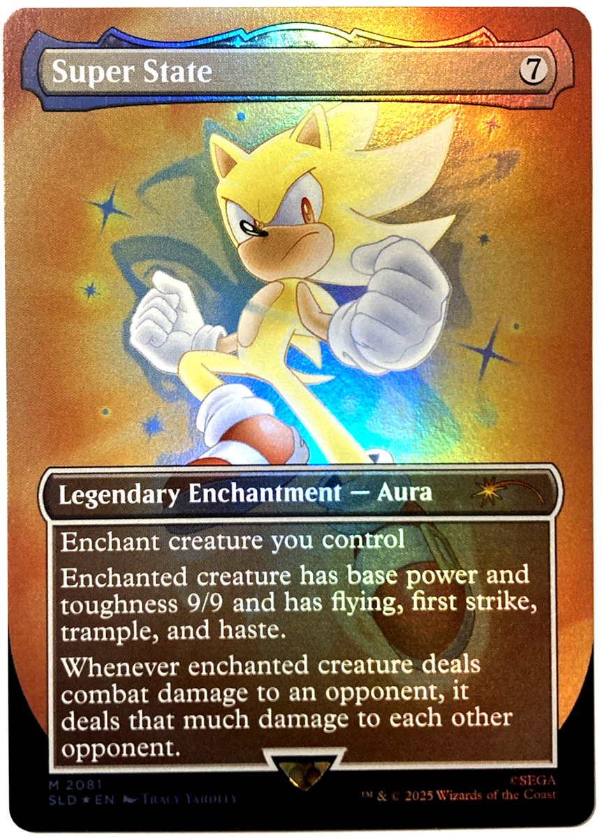 MTG Super State (Rainbow Foil) Secret Lair x Sonic 2081 NM | eBay