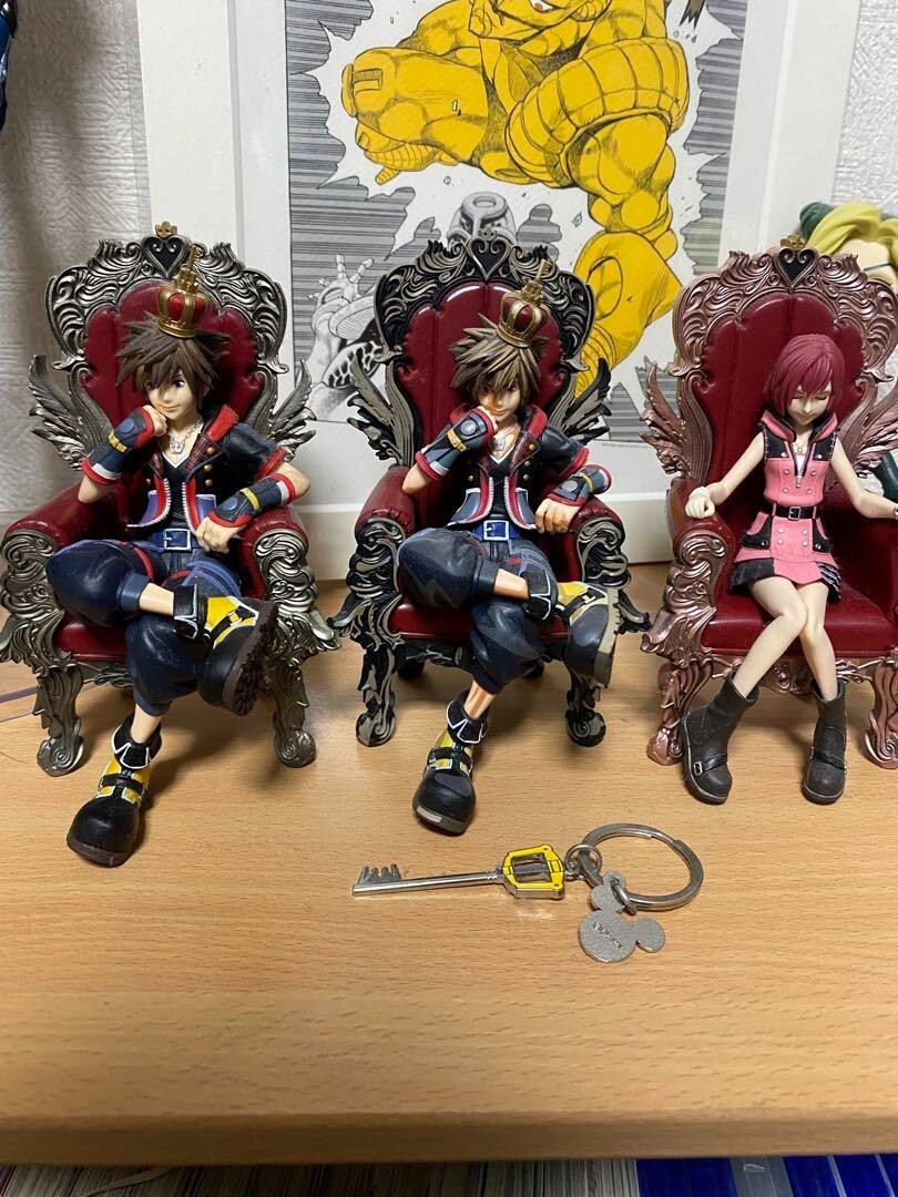 RARE Kingdom Hearts 20th Anniversary Sora(A&LAST) Kairi(B) Statue
