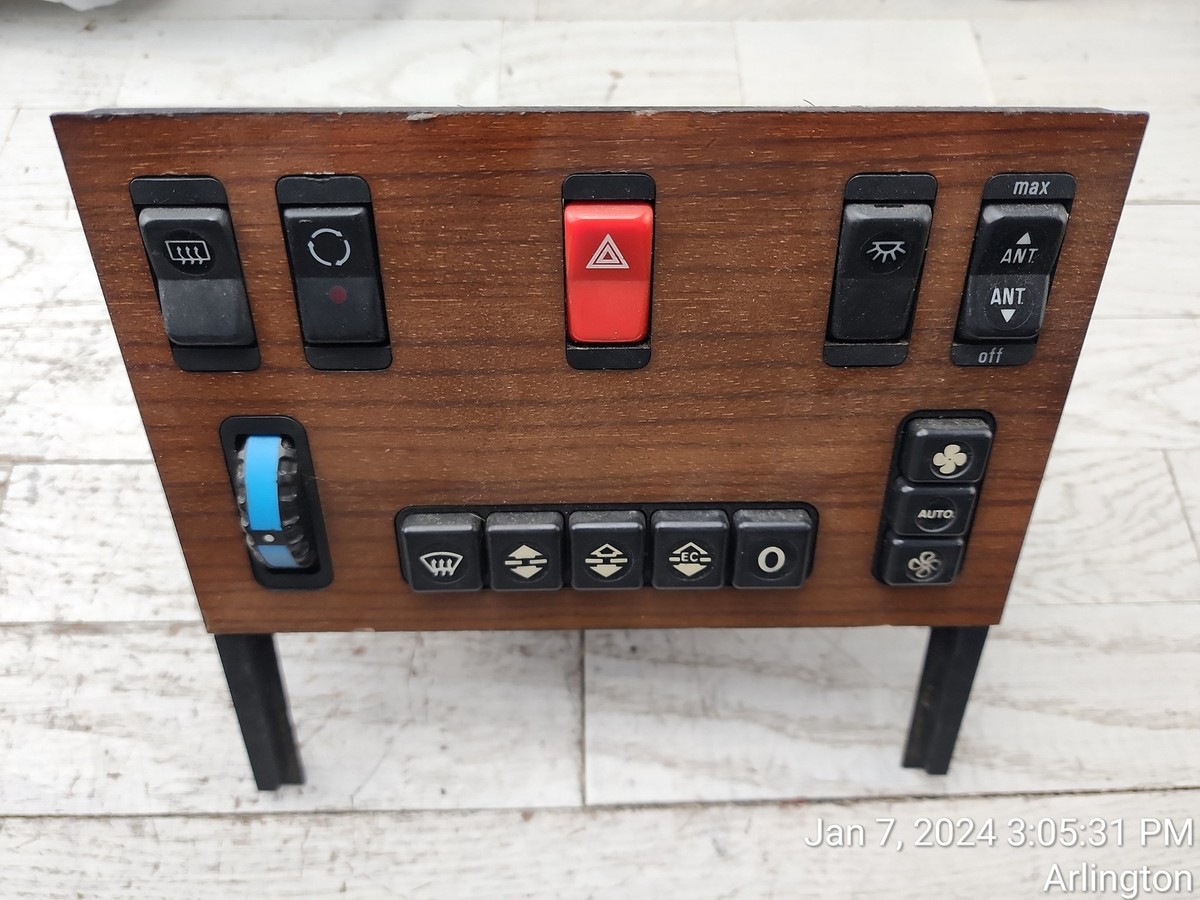 Mercedes Benz W126 300SEL 560SEL 420SEL 380SEL Zebrano Climate