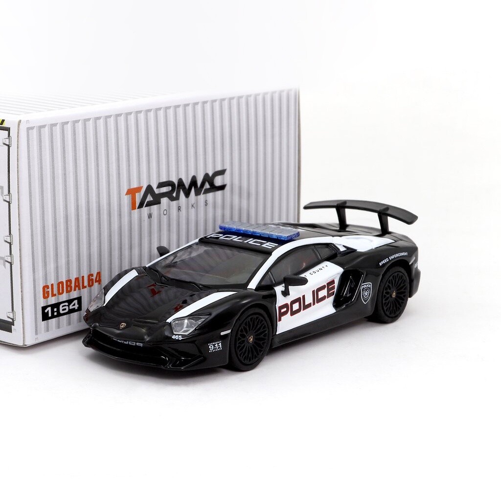LAMBORGHINI AVENTADOR SV NFS Hot Pursuit Police super rare tarmac