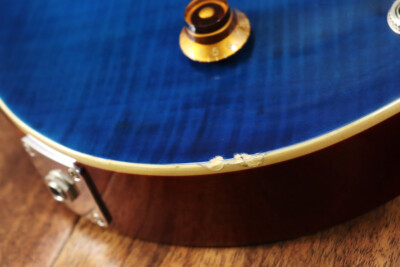 EDWARDS E-PO-98D POTBELLY Blue Electric Guitar Soft Case from