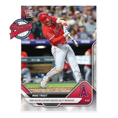 Mike Trout 400th HR 2025 MLB Topps NOW Card 742 In Hand | eBay
