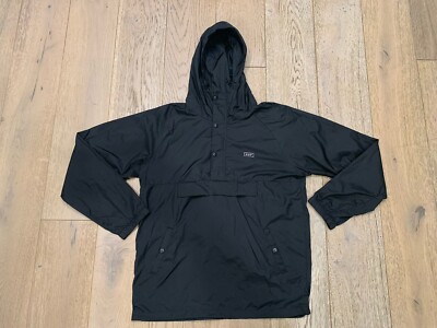 HUF Black Jacket Packable Anorak Size L | eBay