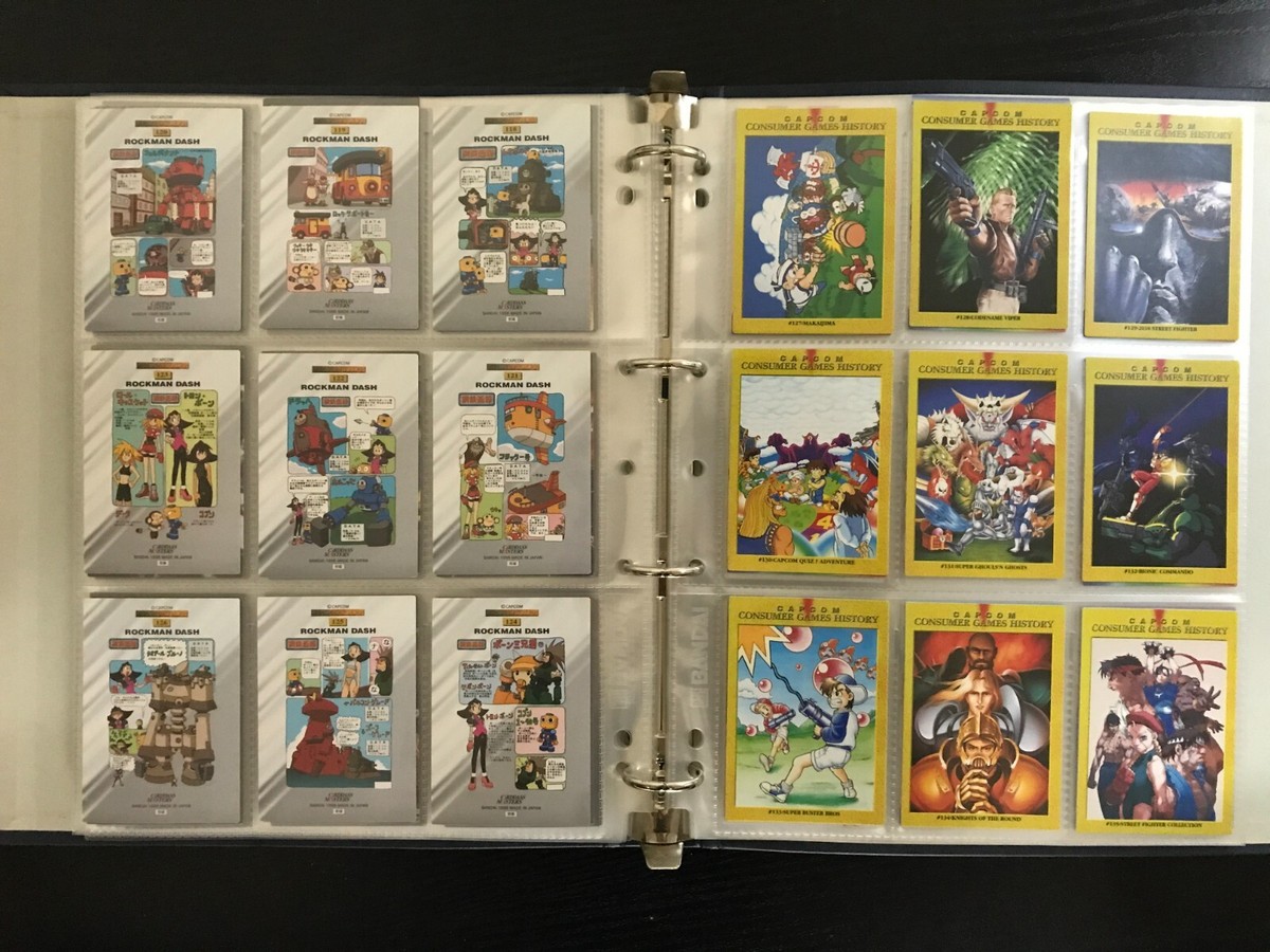 Full complete set ALL CAPCOM WORLD '98 TCG Card BANDAI JAPAN 1998