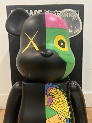 Bearbrick x Kaws Black Dissected Companion 1000% Be@rbrick Medicom