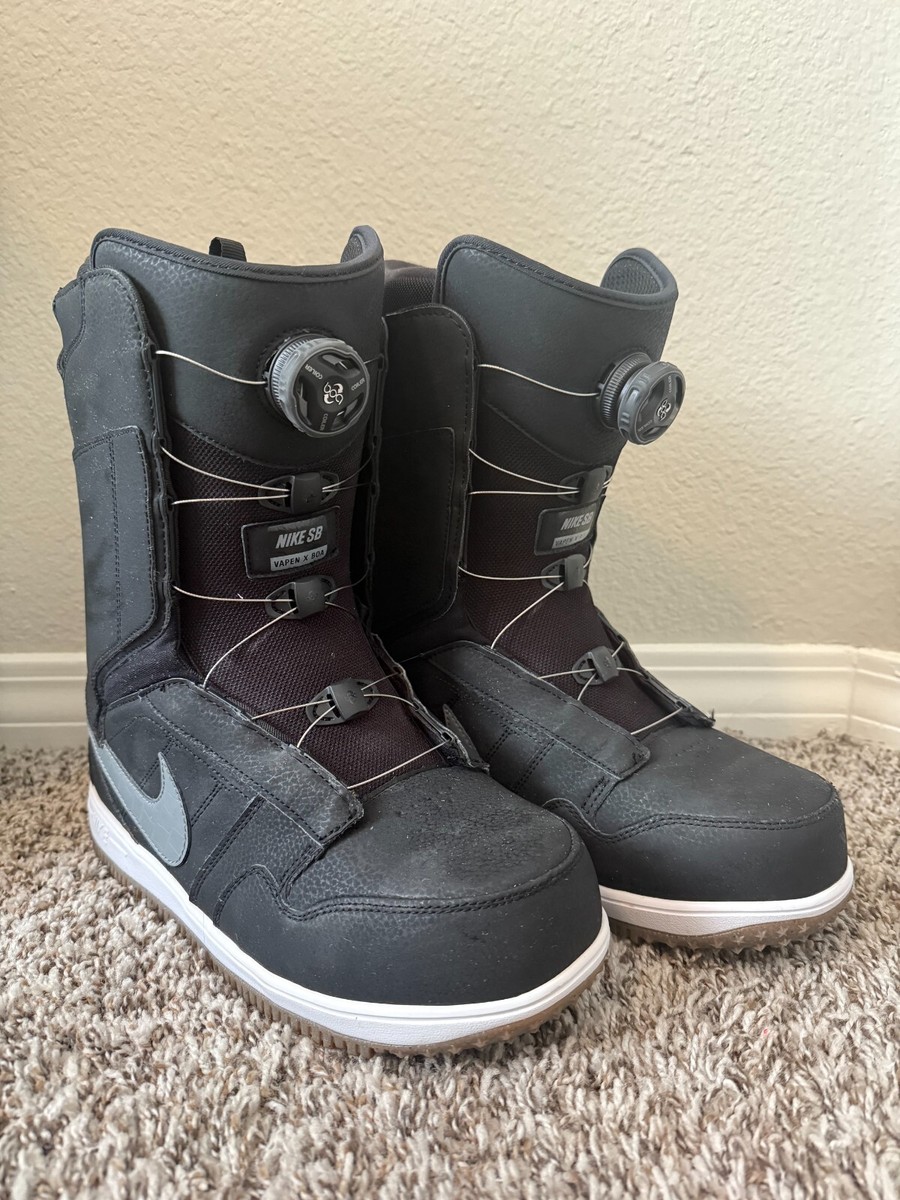 Nike Vapen BOA Snowboard Boots Black & Grey Size 10 | eBay