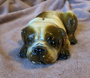 Chalkware Bulldog | eBay