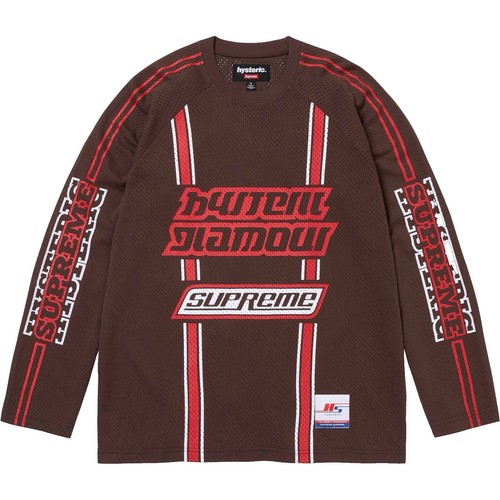 Supreme Ultrasuede Mesh Baseball Jersey Navy | eBay