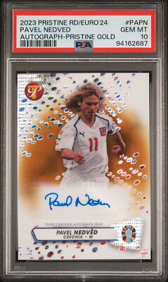 2023 Topps Pristine Road To Euro 2024 Czechia Pavel Nedved Auto
