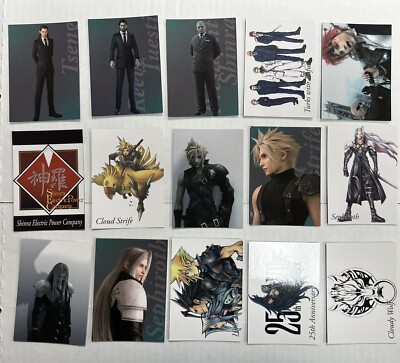 Final Fantasy VII Anniversary Art Museum Set of 99 Complete FF7