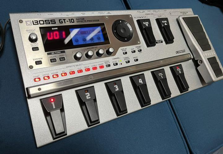 Boss GT-10 Guitar Multi Effects Floor Processor Pedal Board