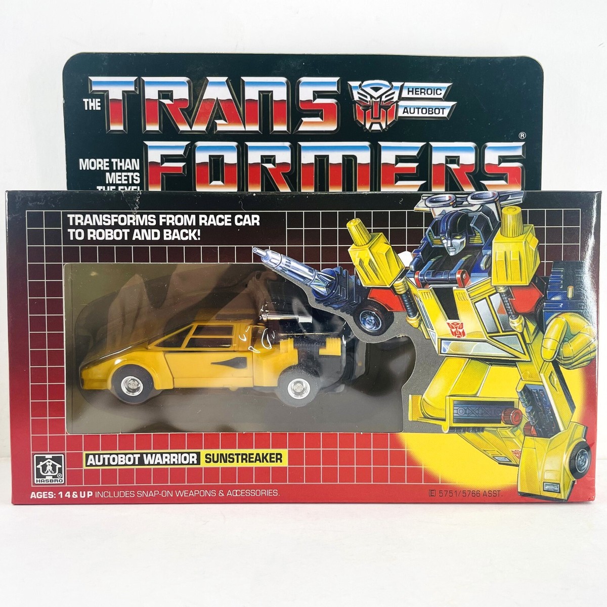 Transformers G1 Sunstreaker Autobot Warrior Action Figure Reissue