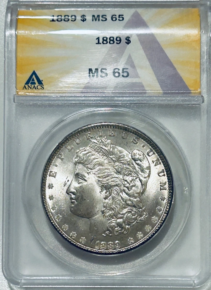 1889 Year Grade MS 65 Morgan Dollars (1878-1921) for sale | eBay