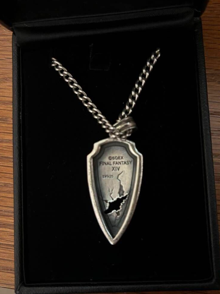 Square Enix Final Fantasy XIV Haurchefant Silver Necklace wz