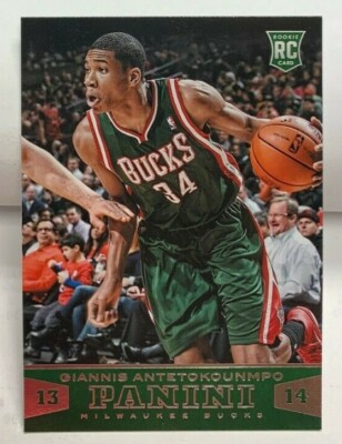 Giannis Antetokounmpo 2013-14 Panini Basketball RC Rookie #194
