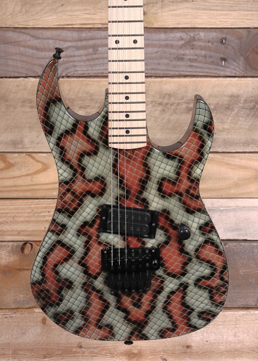 BC Rich Gunslinger Snakeskin Custom Electric Guitar w/ Floyd Rose