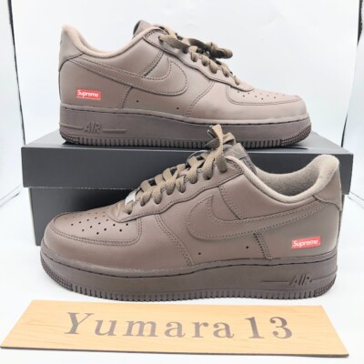 Supreme x Nike Air Force 1 Low Baroque Brown CU9225-200 Men's Size