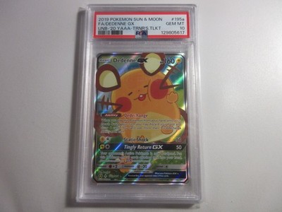 PSA 10 Dedenne GX Full Art Promo Pokemon Card | eBay
