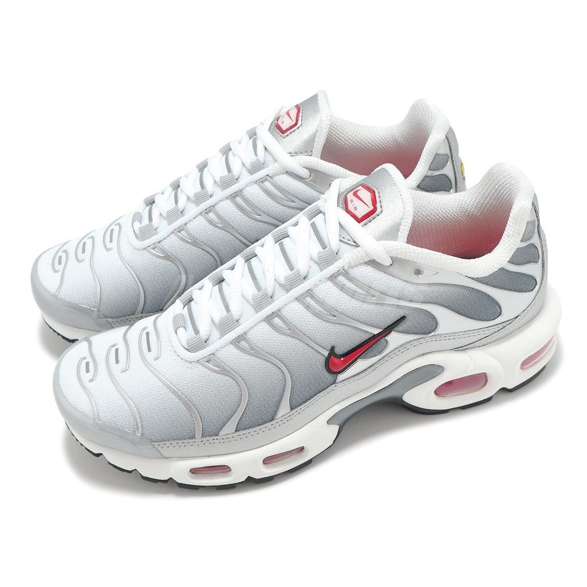 Nike Wmns Air Max Plus Metallic Silve Cool Grey Women Casual Shoes