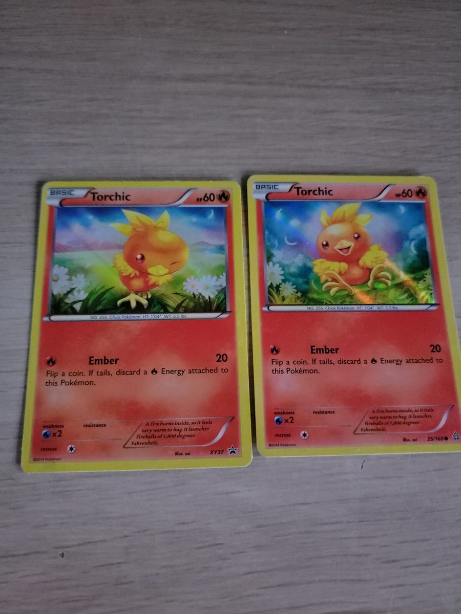 Pokémon XY Starter Promo Set Of 6 Cards. Includes Torchic,Mukip
