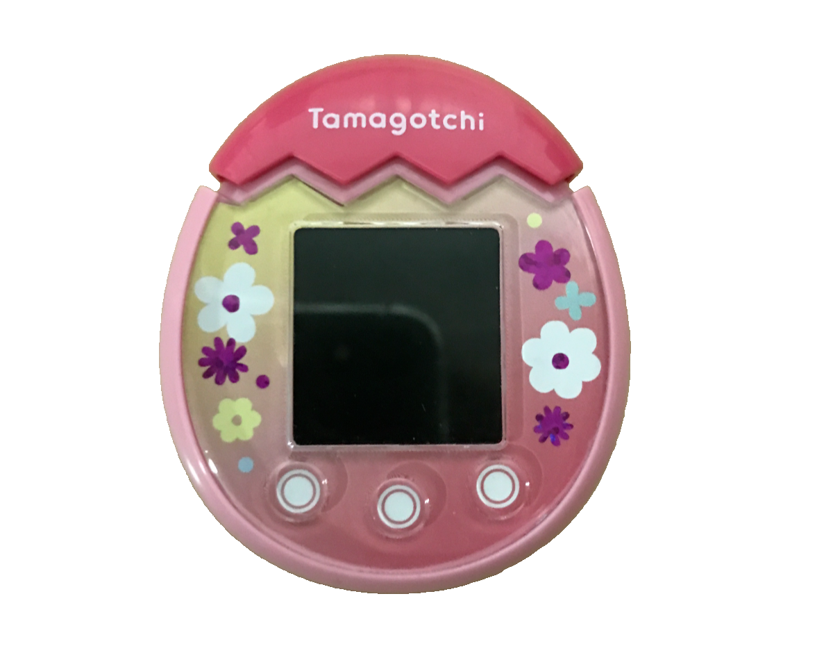 Tamagotchi Pix Floral Pink Handheld Device Tested & Works! | eBay