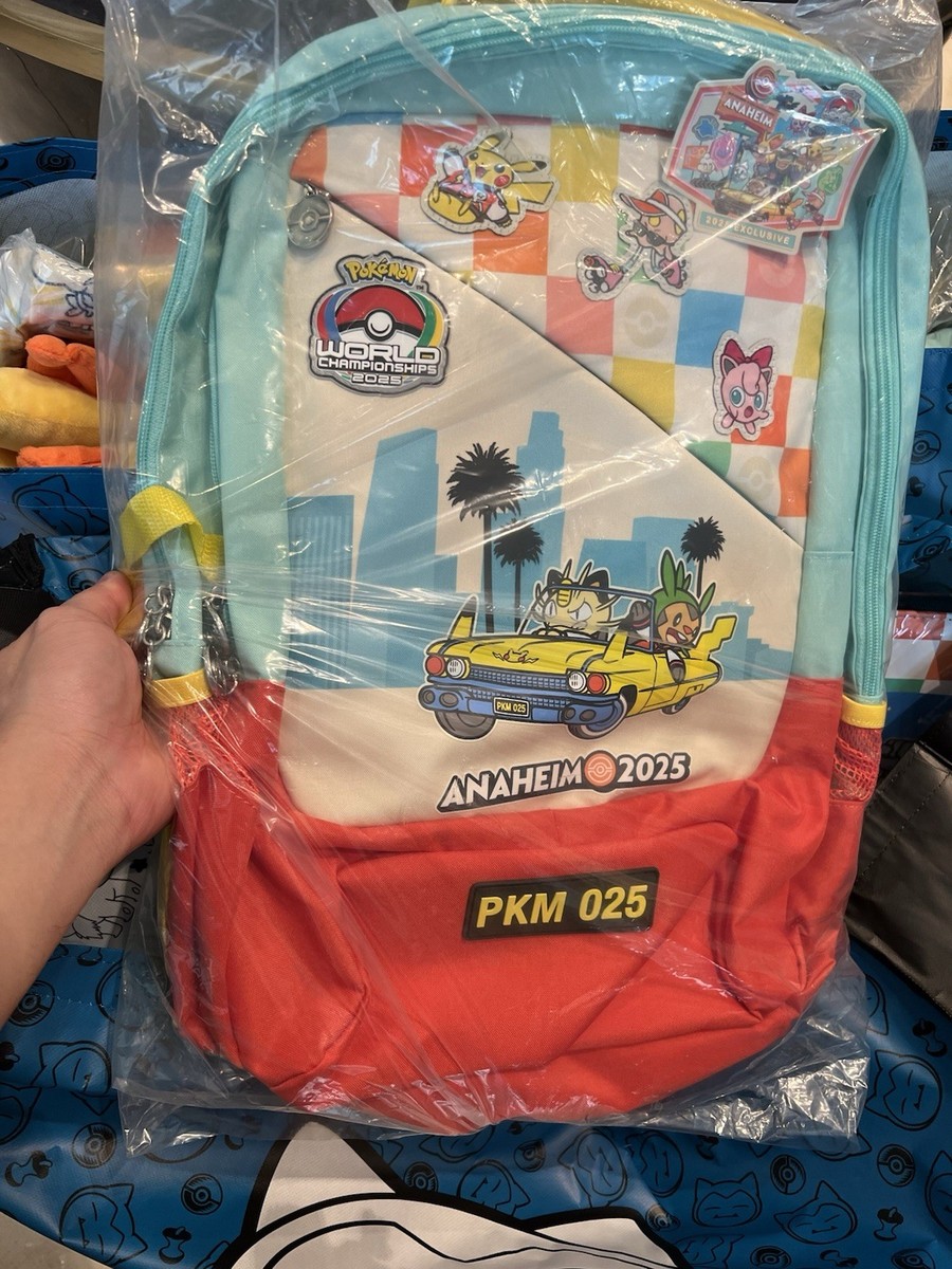 2025 Pokemon World Championships Backpack Anaheim California
