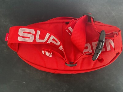 SUPREME SS18 Waist Bag Red | eBay