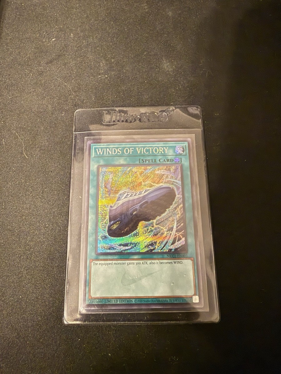 Yu-Gi-Oh X Nike Air Max 95 Winds Of Victory Spell Promo Card NEAR