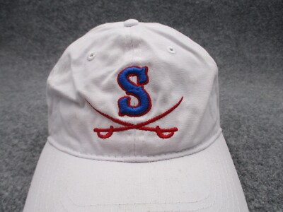 Letter S Crossed Swords Logo Hat Cap White Strap Back Mens | eBay