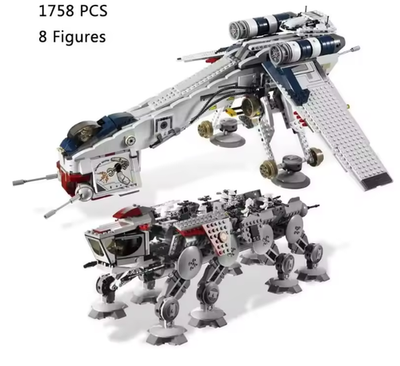 LEGO Star Wars: Republic Dropship with AT-OT Walker (10195) for