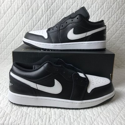 Nike Air Jordan 1 Low Shoes Men's SZ 10 Orca Black/White 553558
