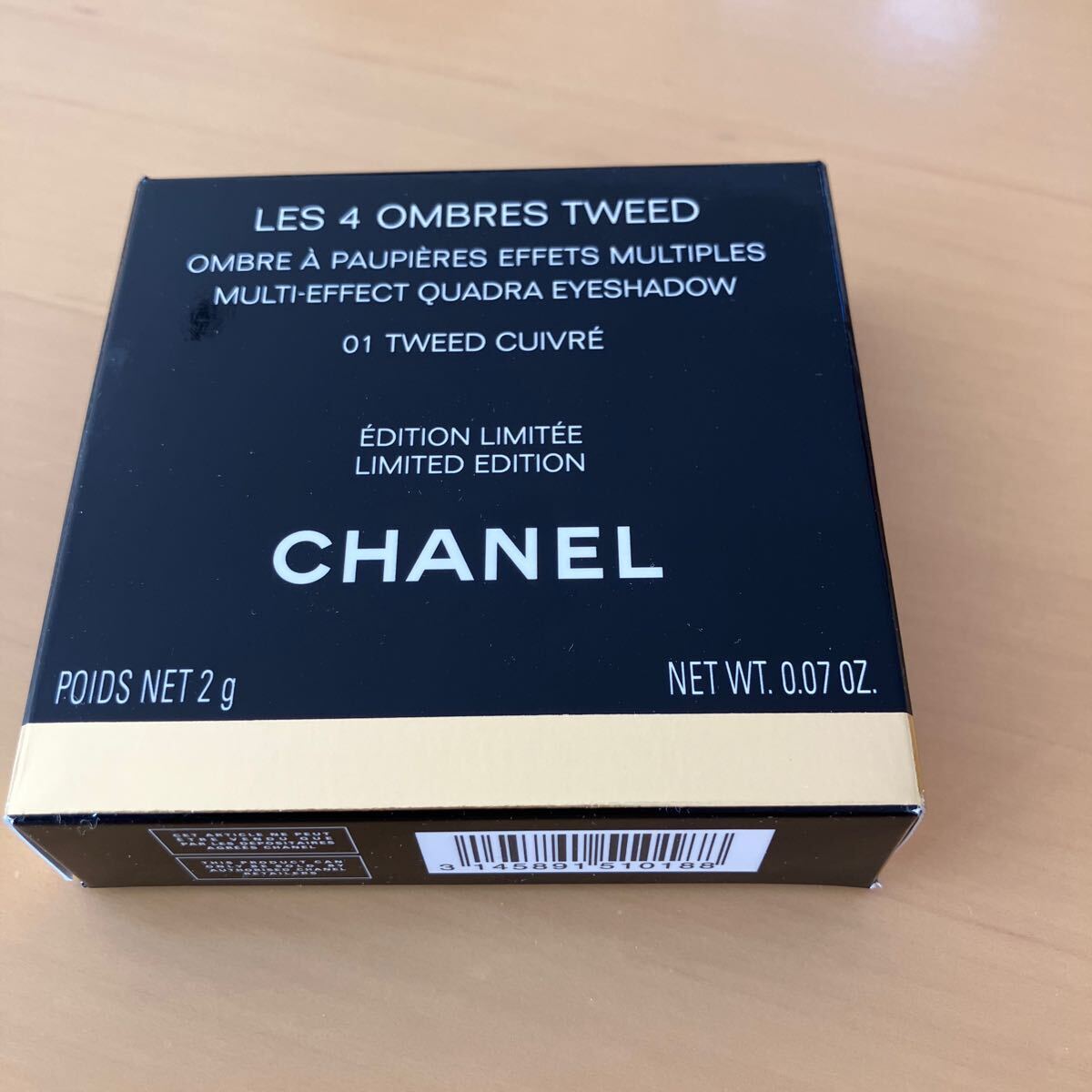 CHANEL LES 4 OMBRES TWEED 01 Tweed Cuivre Limited Edition Eye