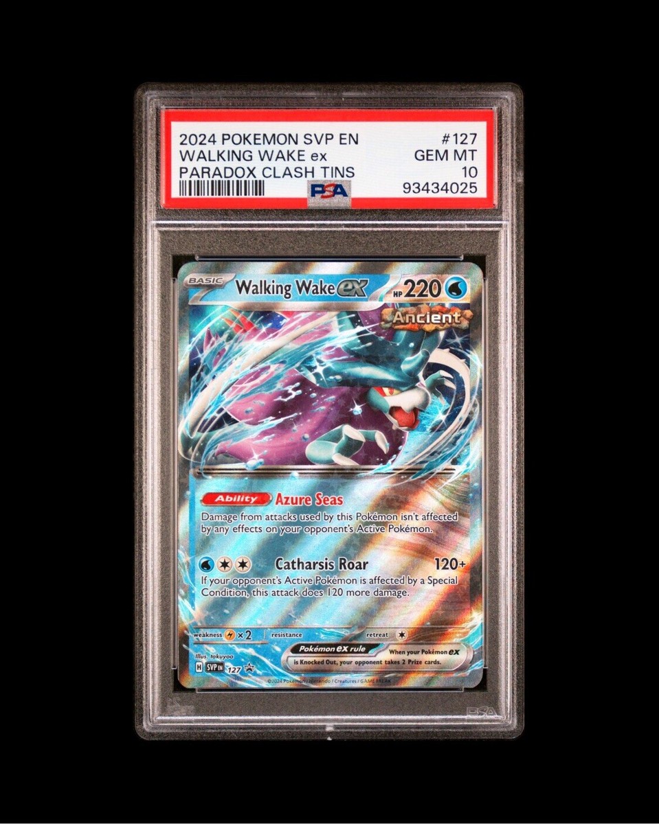 Pokemon SVP 127 - Black Star Promo Walking Wake ex - PSA 10 - Low